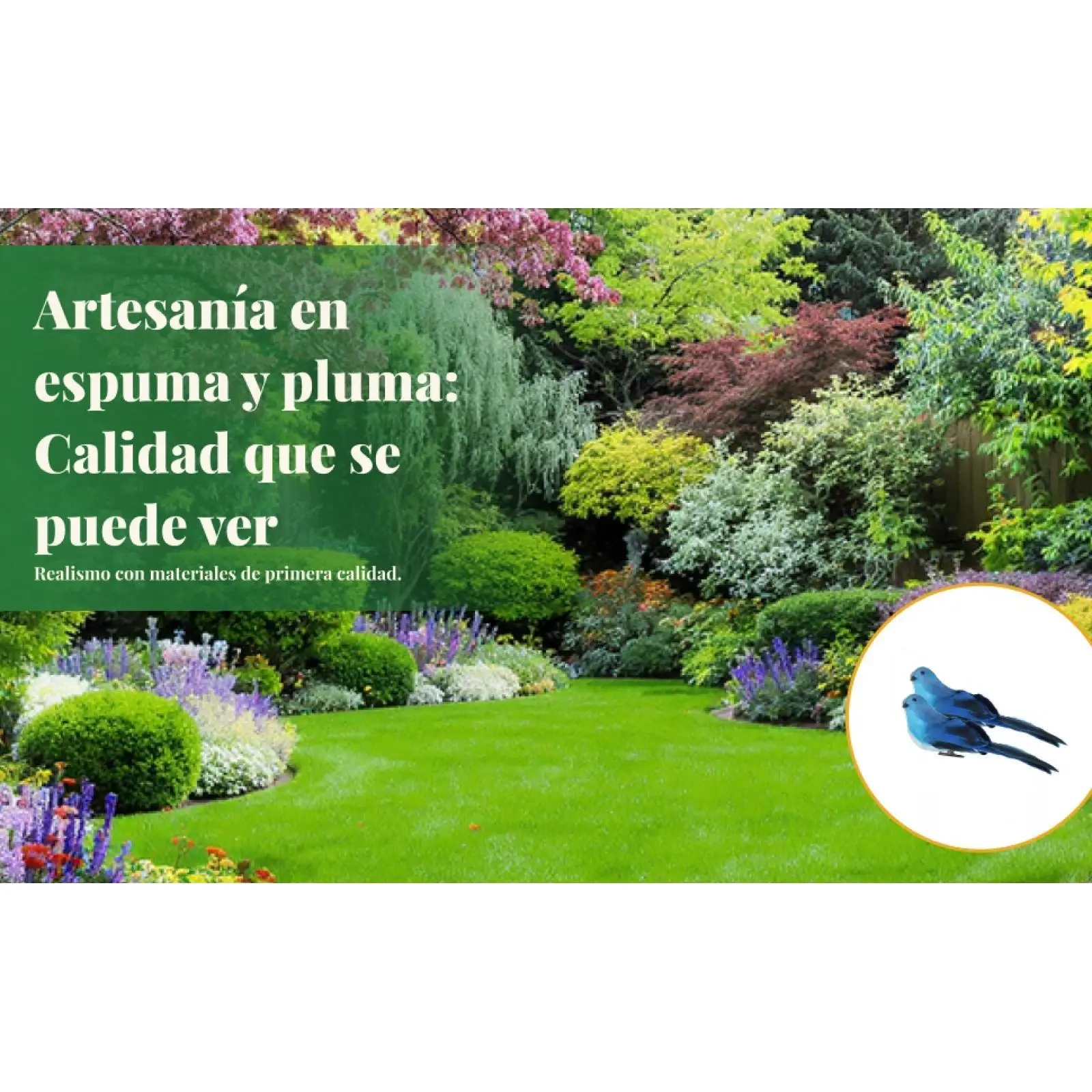 Realistic Artificial Feathered Craft Birds Foam Decorative Bird Ornaments for Home Garden Decoration