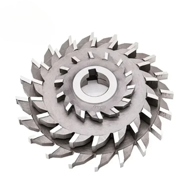 

200x12x32x32 Super-hard High-speed Steel Straight Tooth HSS Three-sided Edge Milling cutter White Steel Saw Blade Disc