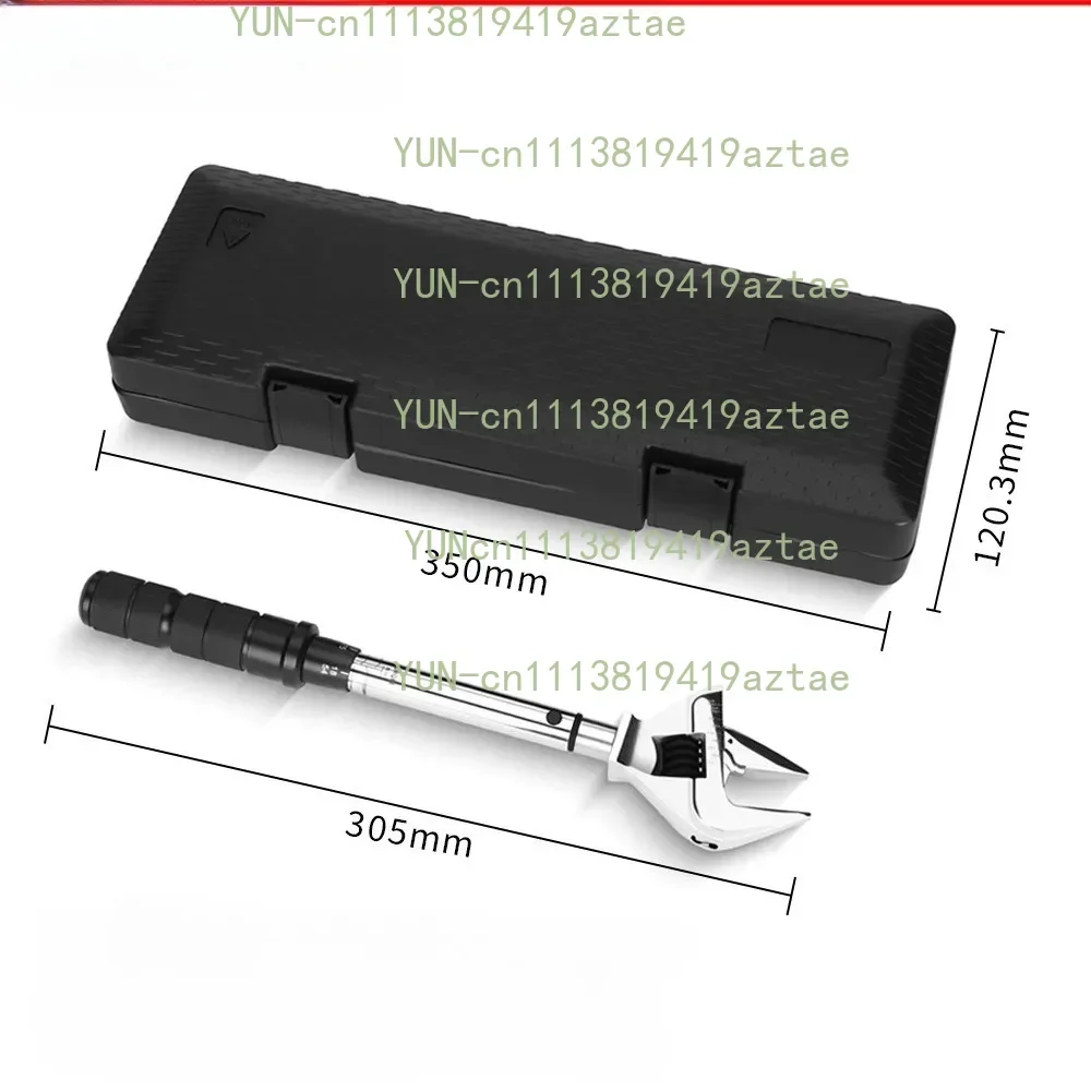 Adjustable Torque Wrench 19-110 Nm 43mm Multifunction Open End Spanner Maintenance Repair Tool for Automotive Bicycle