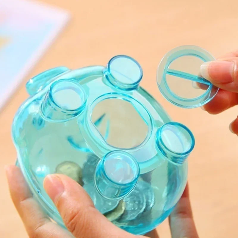Creative Transparent Candy Color Children Piggy Bank Cute Colorful Piggy Bank Birthday Gift Piggy Bank Animals Save Money Tank