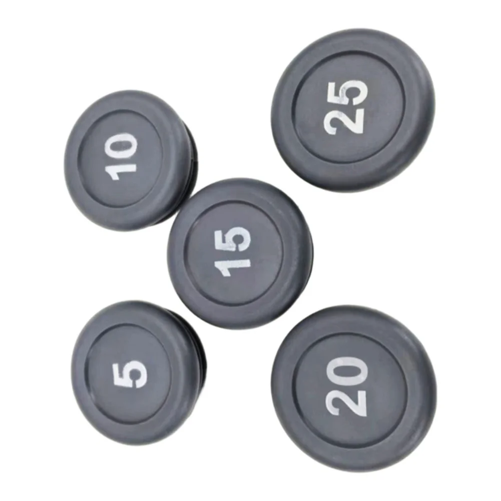 Weight Plate Keeper Digital End Cap For Weight Zone Identification Digital Identification Design For Barbell Plate Storage Rod