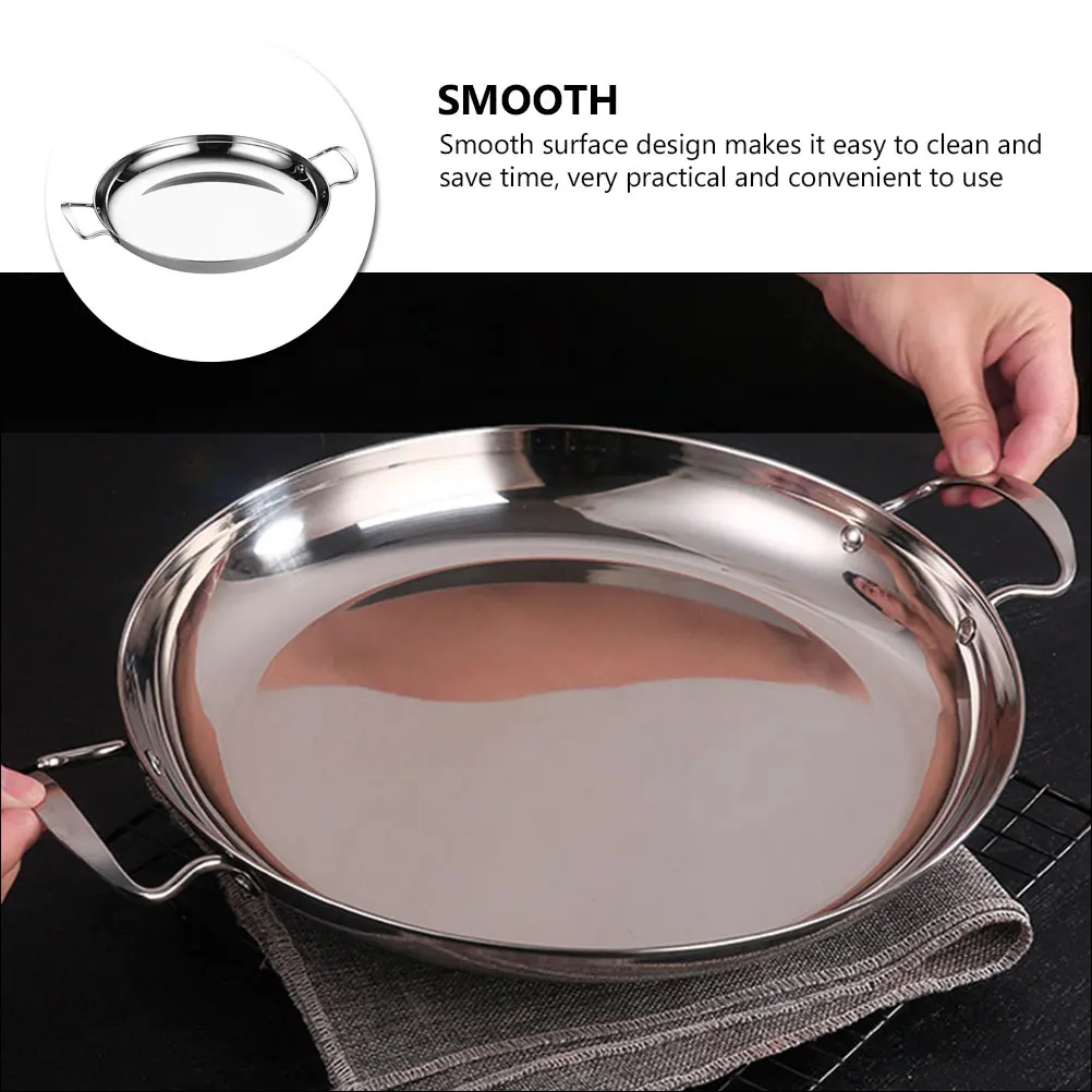 

Stainless Steel 26cm Smooth Surface Seafood Ramen Pasta Cooking Pot Kitchen Household Cookware Cookware