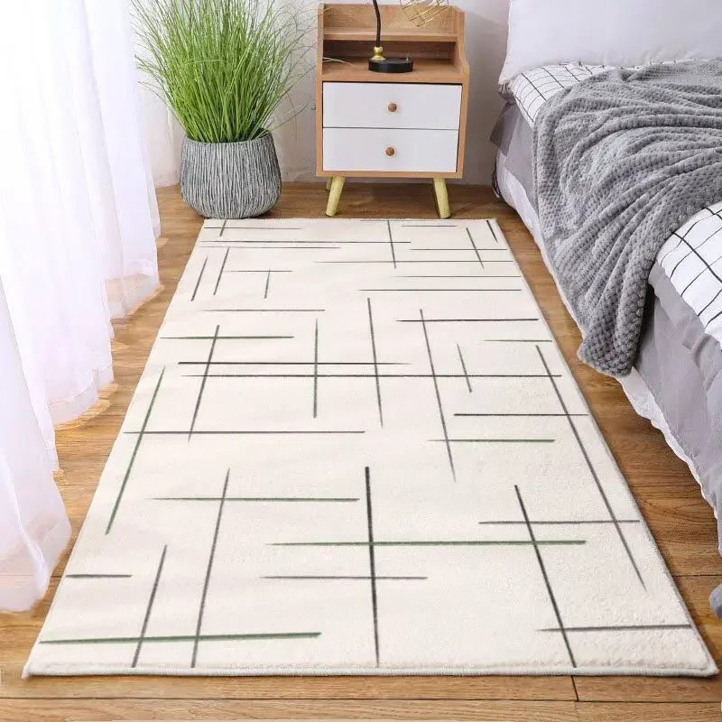 Sketch Style Carpets for Living Room, Modern, Simple, Bedroom Decor, Fluffy, Soft, Cloakroom Rug, Home, Thickened,  Floor Mat