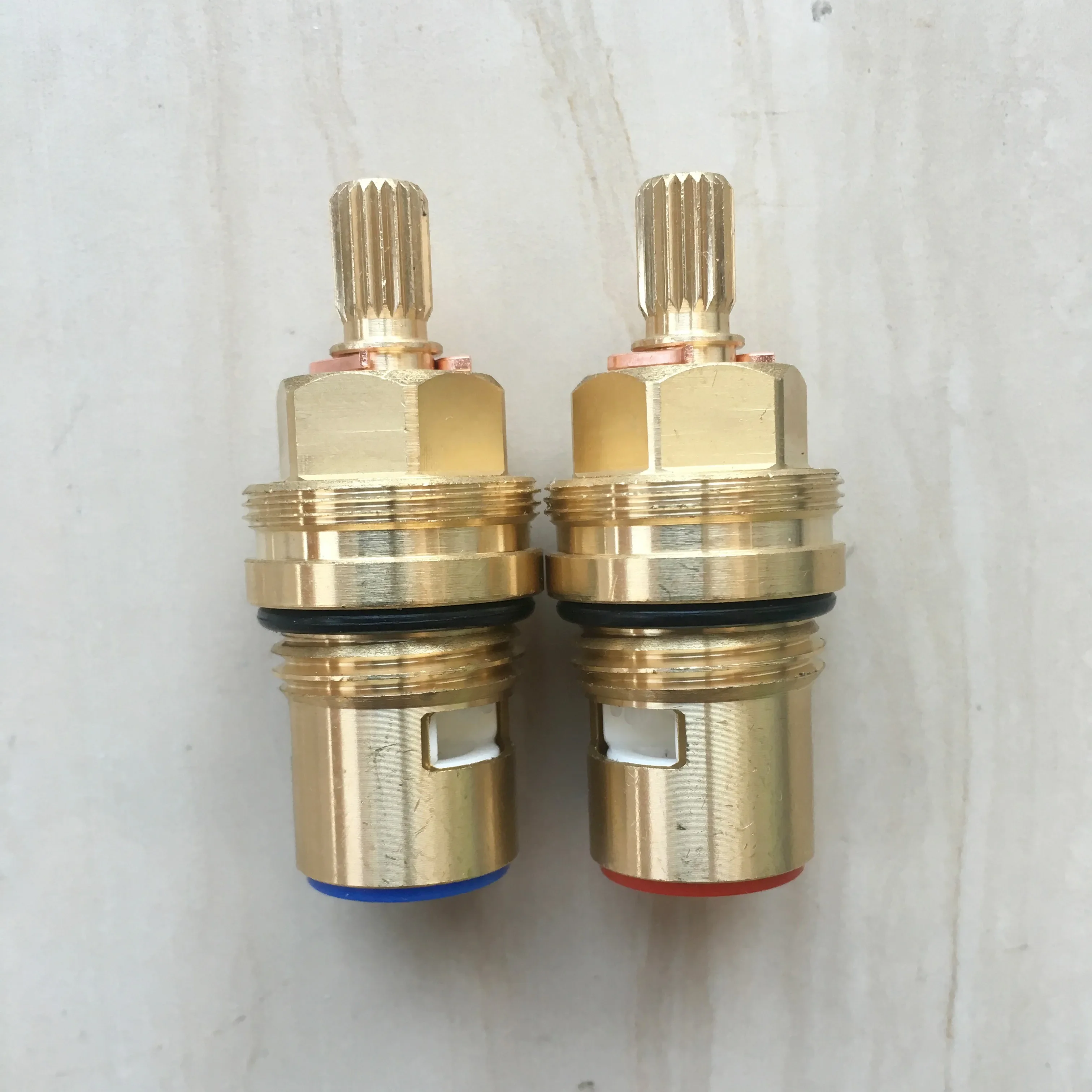 

54mm G1/2" Brass Faucet Cartridge Tap Parts Valve Double Thread Valve Core Repair Accessories For Bathtub Shower Switch