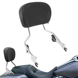 Detachable Motorcycle Rear Passenger Backrest Sissy Bars For Harley Road King CVO Street Glide Road Glide Special 2009-2023