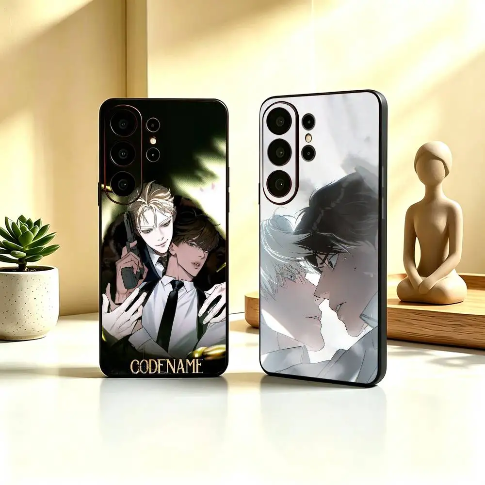 Codename A-Anastasia BL anime CP Stand Silicone Phone Case For Samsung S26,25,24,21,22,21,20,Ultra,Plus,Fe, Lite