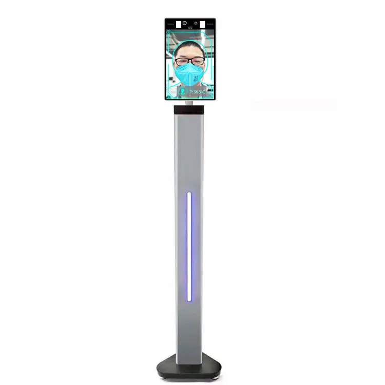 8 inch high definition LCD display with face recognition /Body temperature testing/ Hand washing/ Attendance punch function