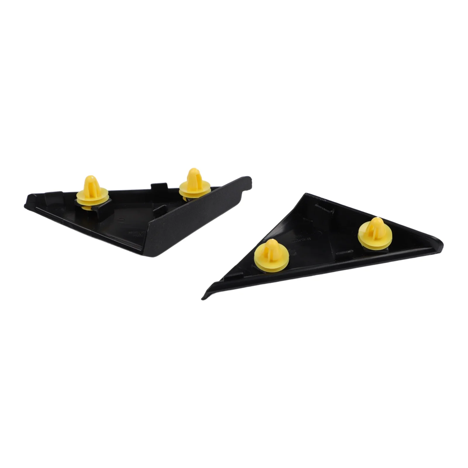 A-pillar Trim Upgrade Fender Pillar Trim A-pillar Triangle Exterior Mirror Molding Accessory Interior Moulding Black ABS