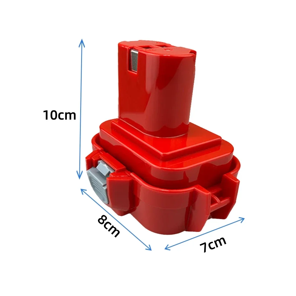 Bateria de Ferramentas Elétricas NI-MH para Makita, 9.6V, 6800mAh, MAKITA 9120, 9122, 9133, 9134, 9135, 9135A, 6222D, 6260D, PA09, L70