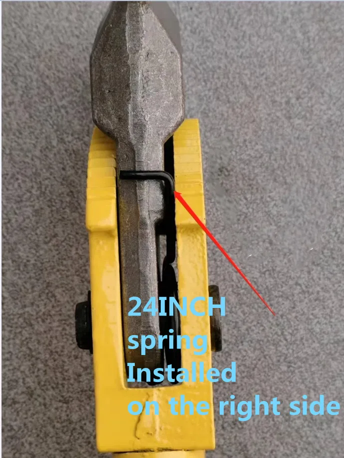 Fotografia 7: 4 peças 18 polegadas/24 polegadas chave de barra de aço acessórios mola de torção