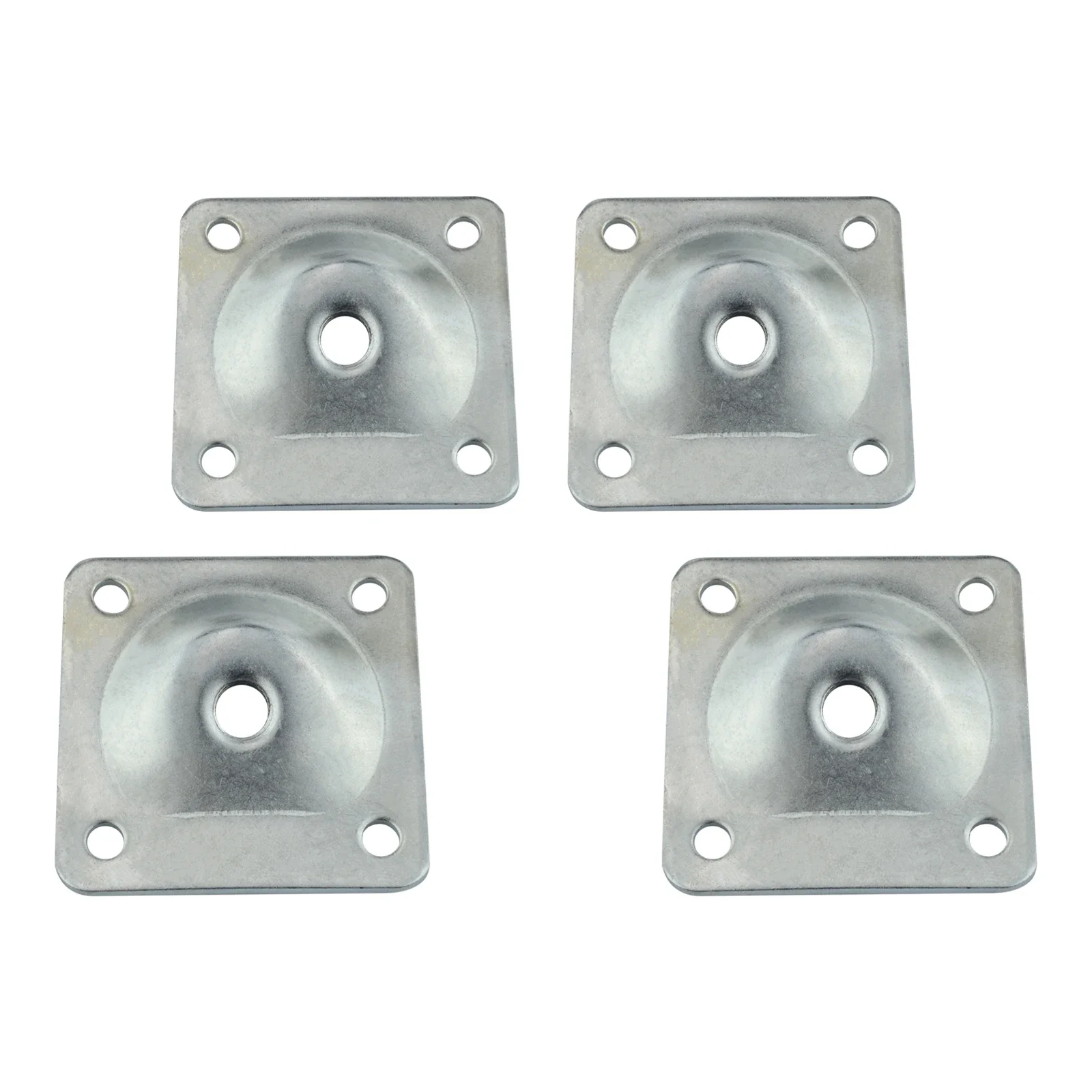 4Pcs Furniture Legs Fixing Attachment Plates Table Sofa Feet Support Hardware Home Cabinet Furniture Mounting Bracket 49*49*2mm