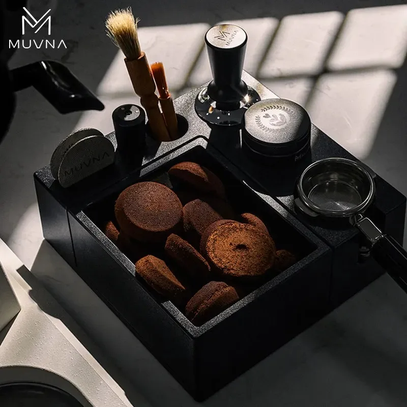 MUVNA Coffee Tamping Station 51/54/58mm Portafialter Holder Stand For Delonghi Breville E61 Espresso Accessories Barista Tools view 3