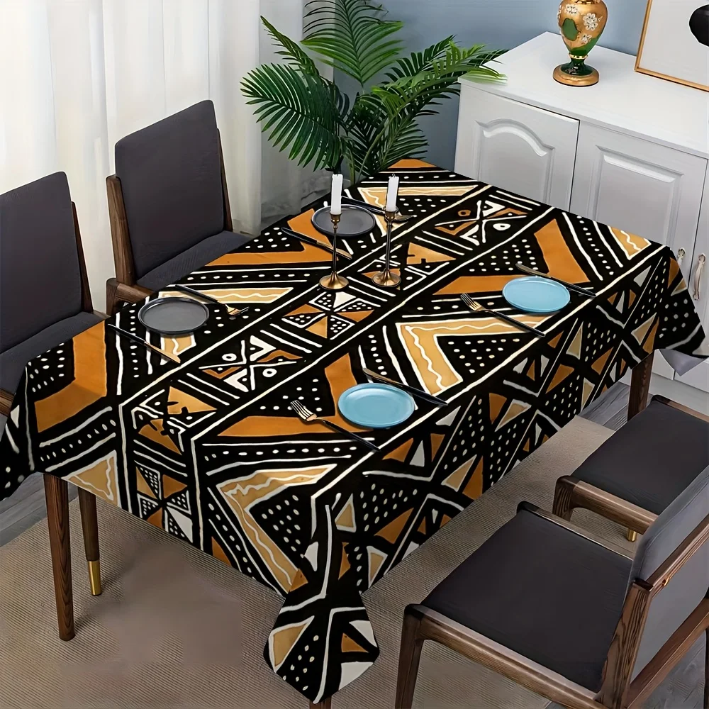 Jit, 1pc African tribal geometric pattern tablecloth, for modern home decoration.zyc