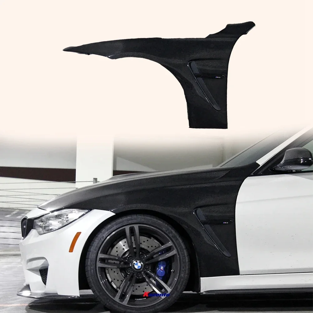

For BMW 2015-2020 Real F82 M4 Carbon Fiber Side Front Bumper Fender Pair