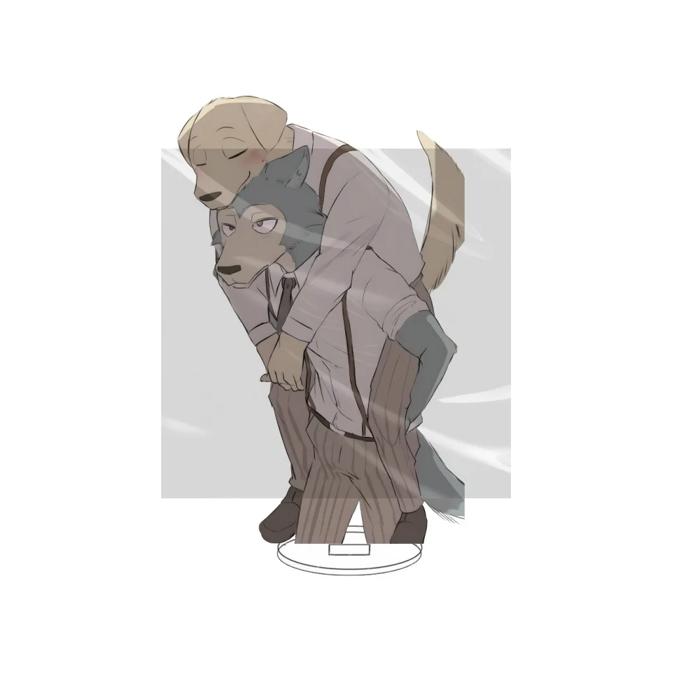 

15CM Hot Anime BEASTARS Acrylic Stand Model Cosplay Characters Ornament Accessories Goods Christmas Gifts