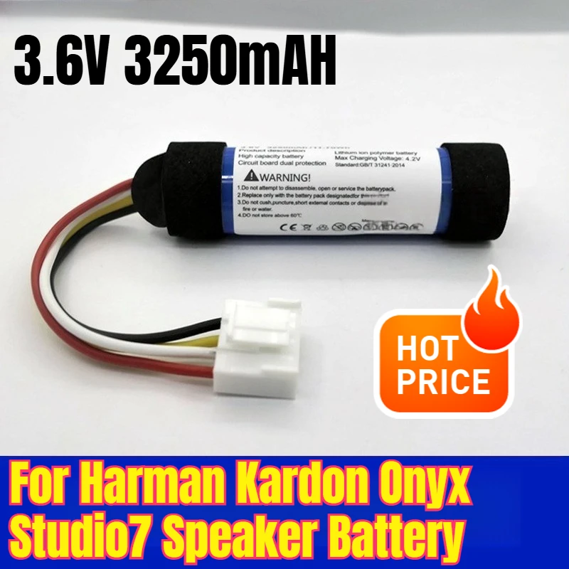 

3.6V 3250mAH Battery for Harman Kardon Onyx Studio7 Speaker