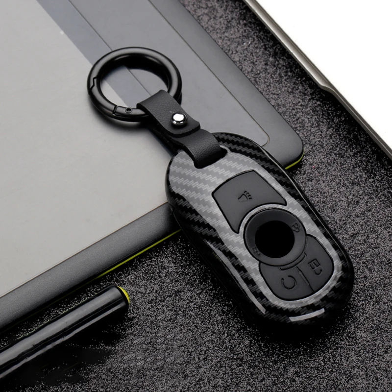 Plastic Car Key Cover Case for OPEL Astra Buick ENCORE ENVISION NEW LACROSSE key Case Rings Protect Shell Car Styling keychain