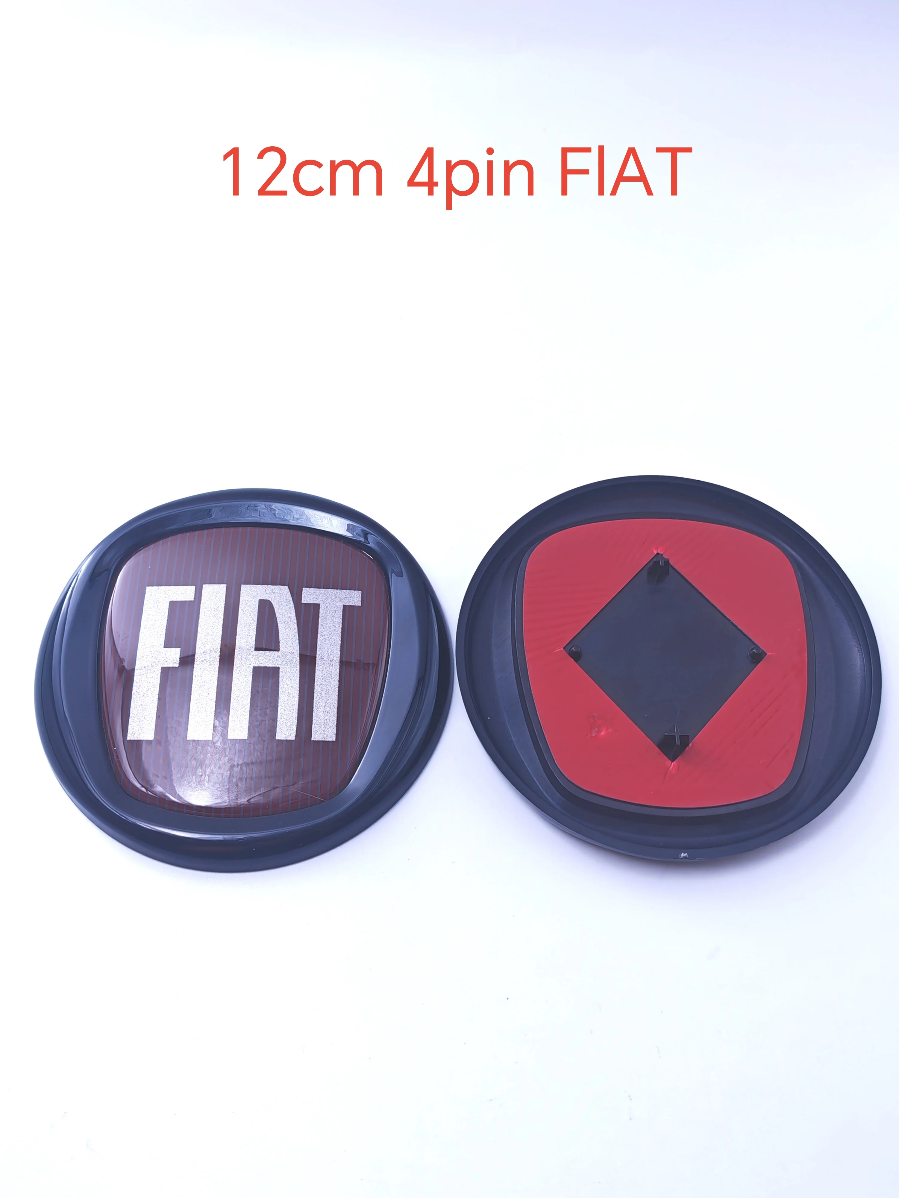 85,95,120mm, emblema del capó delantero del coche, logotipo del maletero trasero para FIAT Fiorino Fastback e-lysse Doblo Cronos Centoventi 600 500X 50