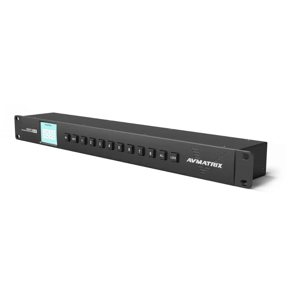 

AVMATRIX 8 Channel CCTV SDI Video Matrix Switcher with PC Control