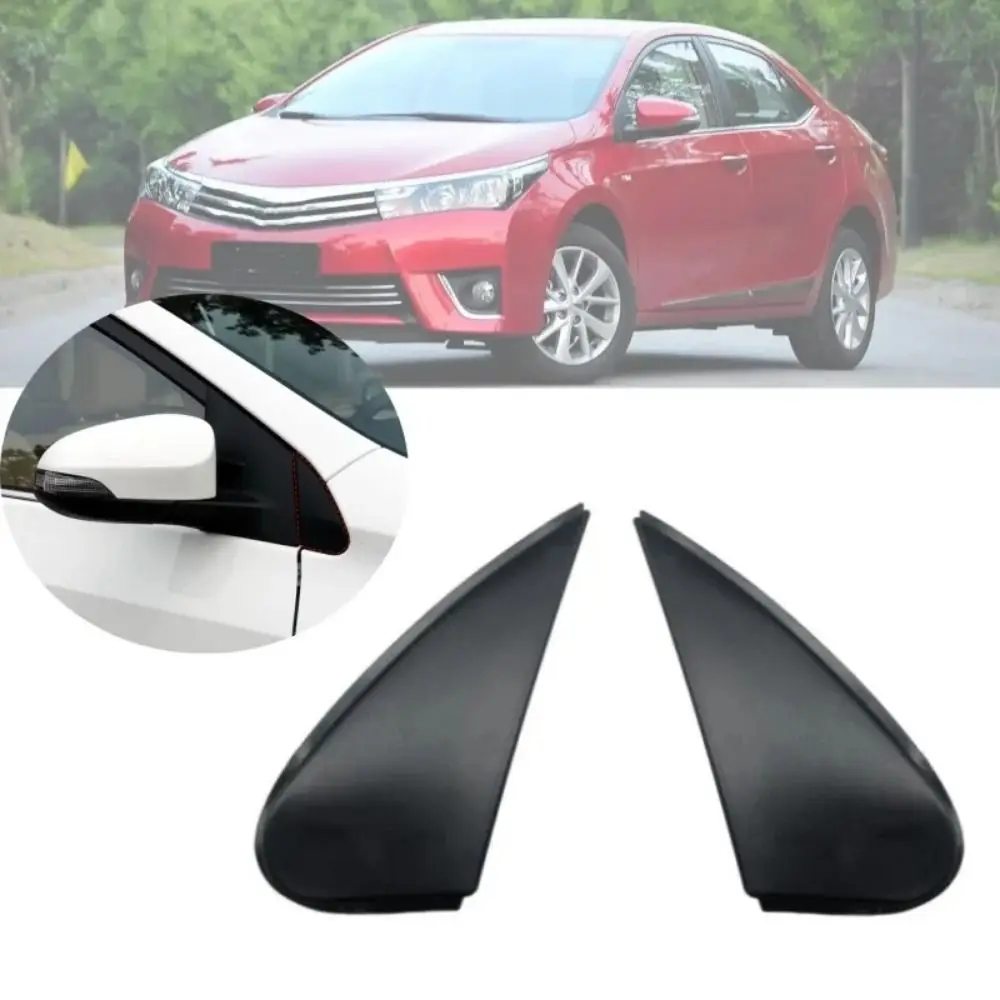 Left Right Triangular Plate Cover Durable Waterproof Mirror Trim Lid Mount Cover Front Door Side for Toyota Corolla 2014-2018