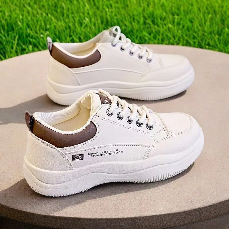 

Faionable универсальные женские кроссовки на плоской подошве, осень 2024, новинка Sle, повседневная спортивная версия с низким вырезом из искусственной кожи, Upaded