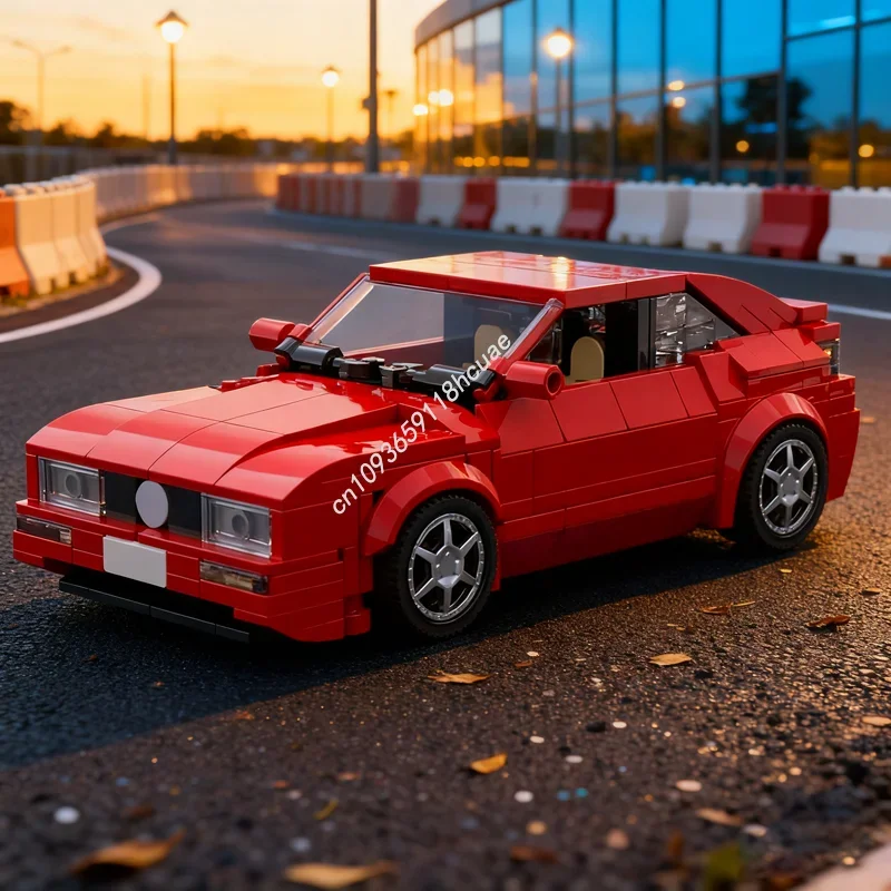 

368 шт. MOC Volkswagen Corrado City Champions Модель Строительные блоки Архитектура DIY Рождественский подарок Идея игрушки Образовательный кирпич Дети