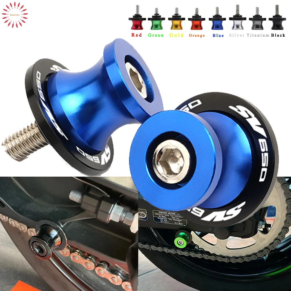 

Маятник для Suzuki SV650 SV650S SV650x SV 650 1999-2018 2020 2021 2022 2023 катушки ползунки подставка винты аксессуары с ЧПУ M8