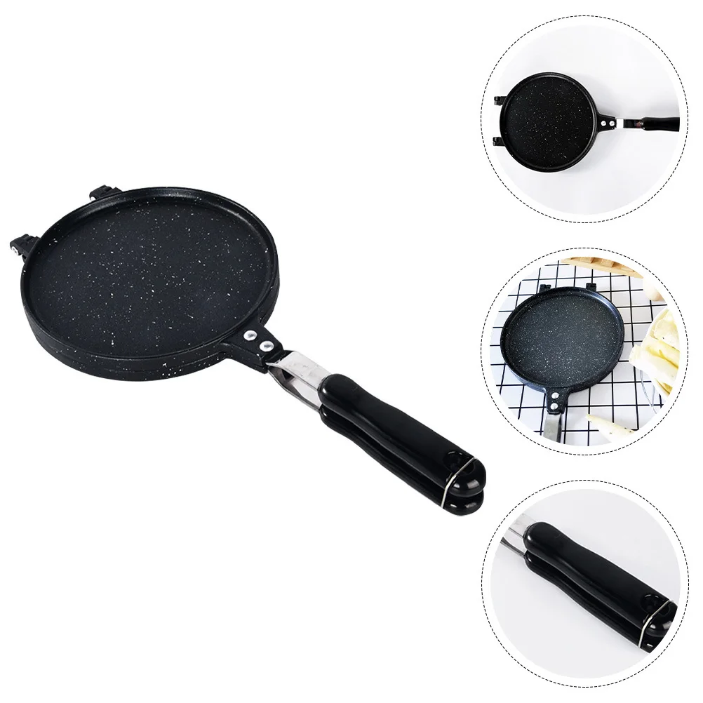 

Double Side Egg Roll Maker Non Stick Mold Pan Multi Functional Cone Cooker Waffle Maker Pan for Home Shop Kitchen Baking