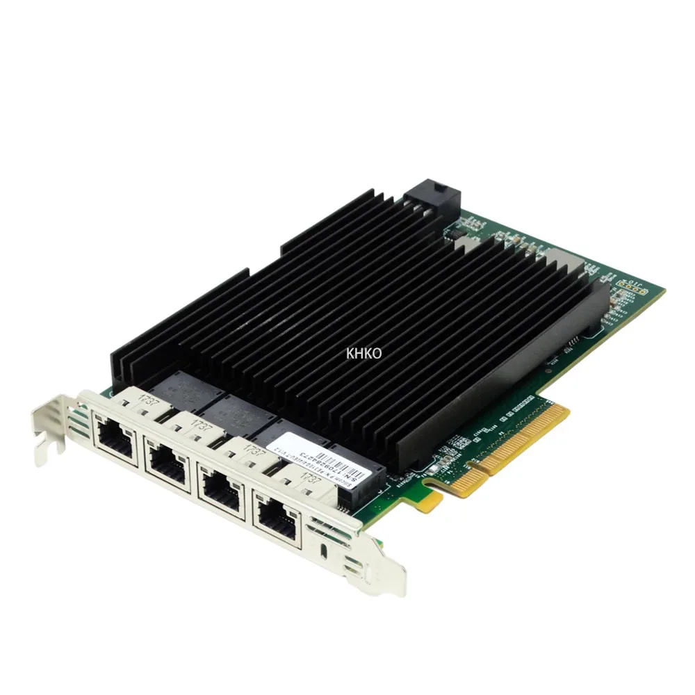 01KM586 for SiIicom PE310G4I40EU-T PE310G4I40EU X540-T4 Four Port 10 Gigabit Ethernet Card Supporting Diskless Operation