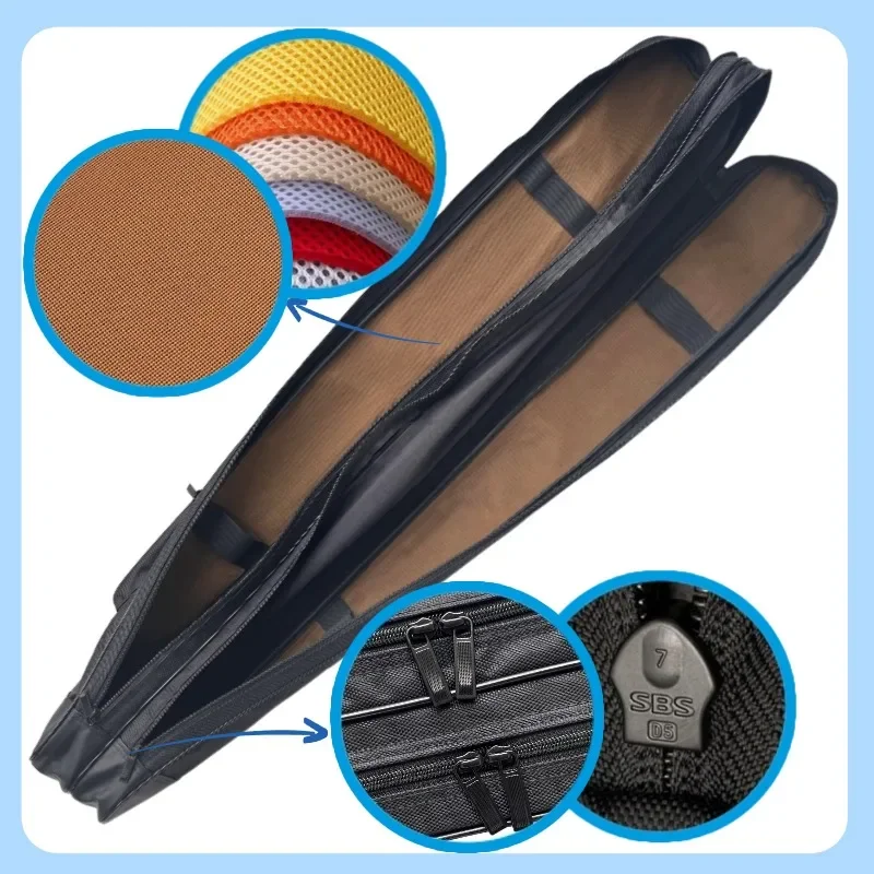 1.1 Meter Sword Bag Can Packed 2 Sword Waterproof Bag For Stick Knife Katana Kendo Holder Carry Case Tai Chi Bag Shoulder Bag