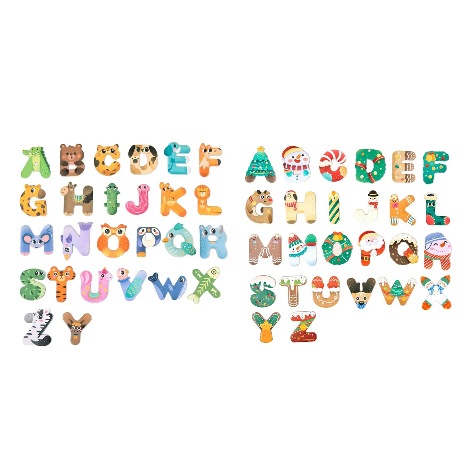 Magnetic Letters Set Cute Colorful Spelling Refrigerator Fridge Magnets Alphabet