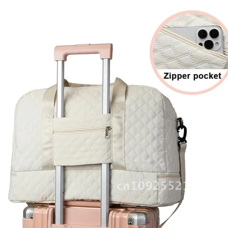 New Bag Trip Travel Bag Men Women Handbag Large Capacity Luggage Bag Wet Fitness Short Dry Separation Sports Storage Waterproof