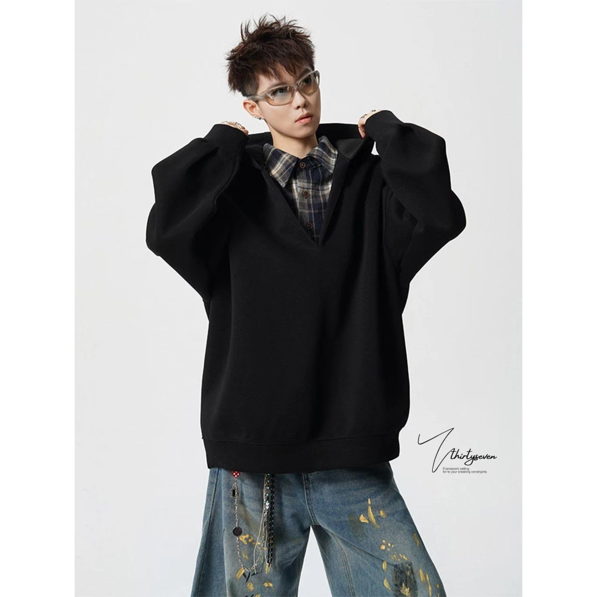 

Мужская толстовка-худи на весну-осень: высококачественная, простая, модная, повседневная, универсальная, в уличном стиле, из полиэфирного волокна