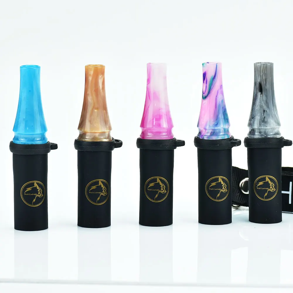 wolfcoolvape kayfun style Resin Hookah Mouthpieces For Sheesha Chicha Narguile Shisha Water Pipe Silicone Hang MouthTips