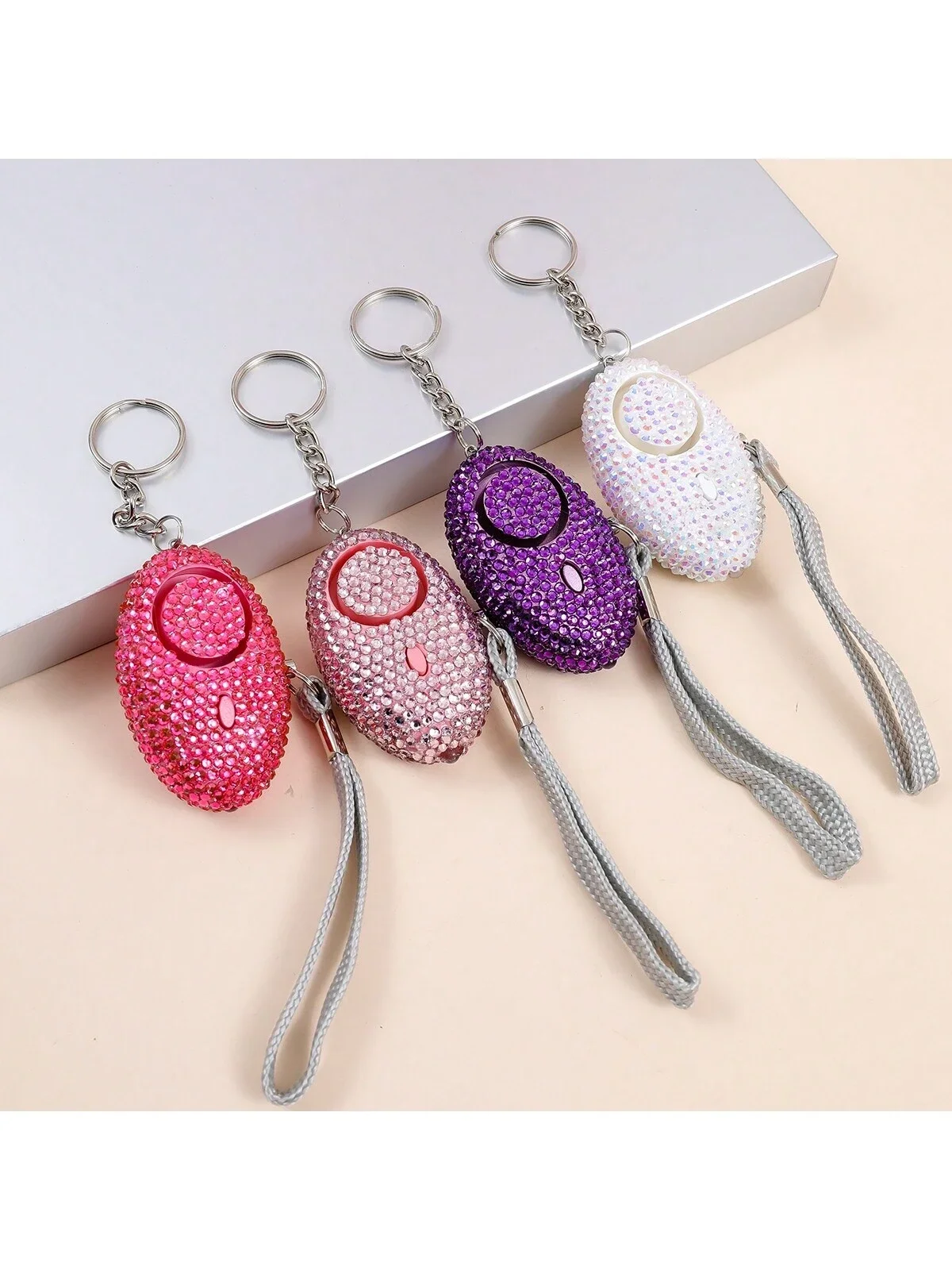 Party 1pc Valentine'S Day Gift Outdoor Safety Survival Multi-Flash Crystal Portable Light & Alarm Keychain Gift (For Friend, Cla