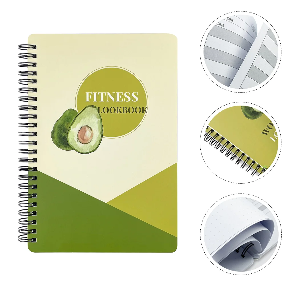 

The Notebook Fitness Notepad A5 Journal Planner Meal 21x14cm Planning Training Agenda Man