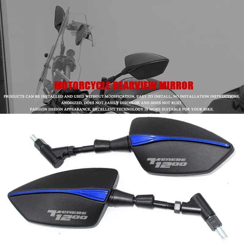 For Super Tenere tenere1200 Tenere 1200 XT1200Z XR1200ZE Screw Thread Left Right Rear Rearview Mirrors