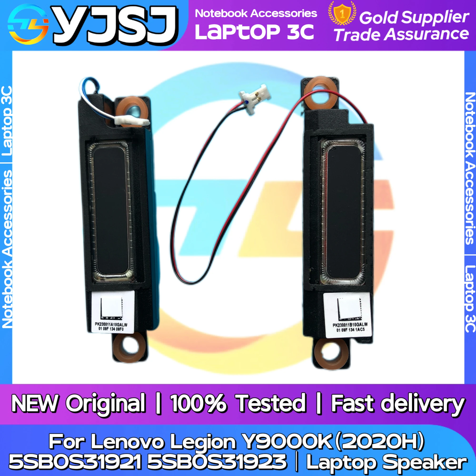 

New Original Laptop Notebook Audio Speaker For Lenovo Legion Y9000K（2020H）built-in speaker horn audio 5SB0S31921 5SB0S31923