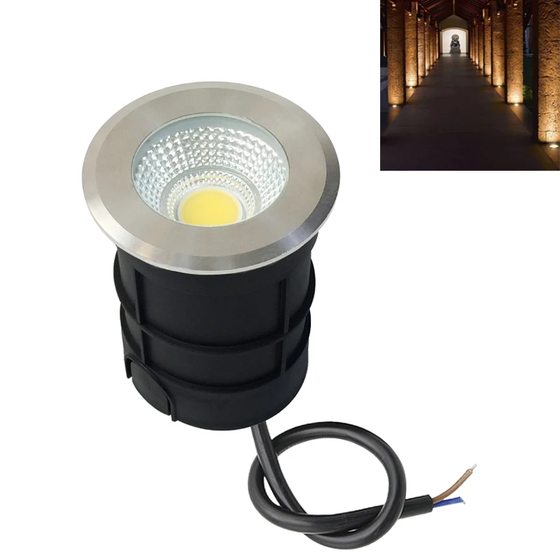 

Waterproof IP67 3W 5W 7W 10W LED garden buried AC110v 220v Outdoor Recessed Deck Light Underground Lamp Sidewalk Lighting DC12V