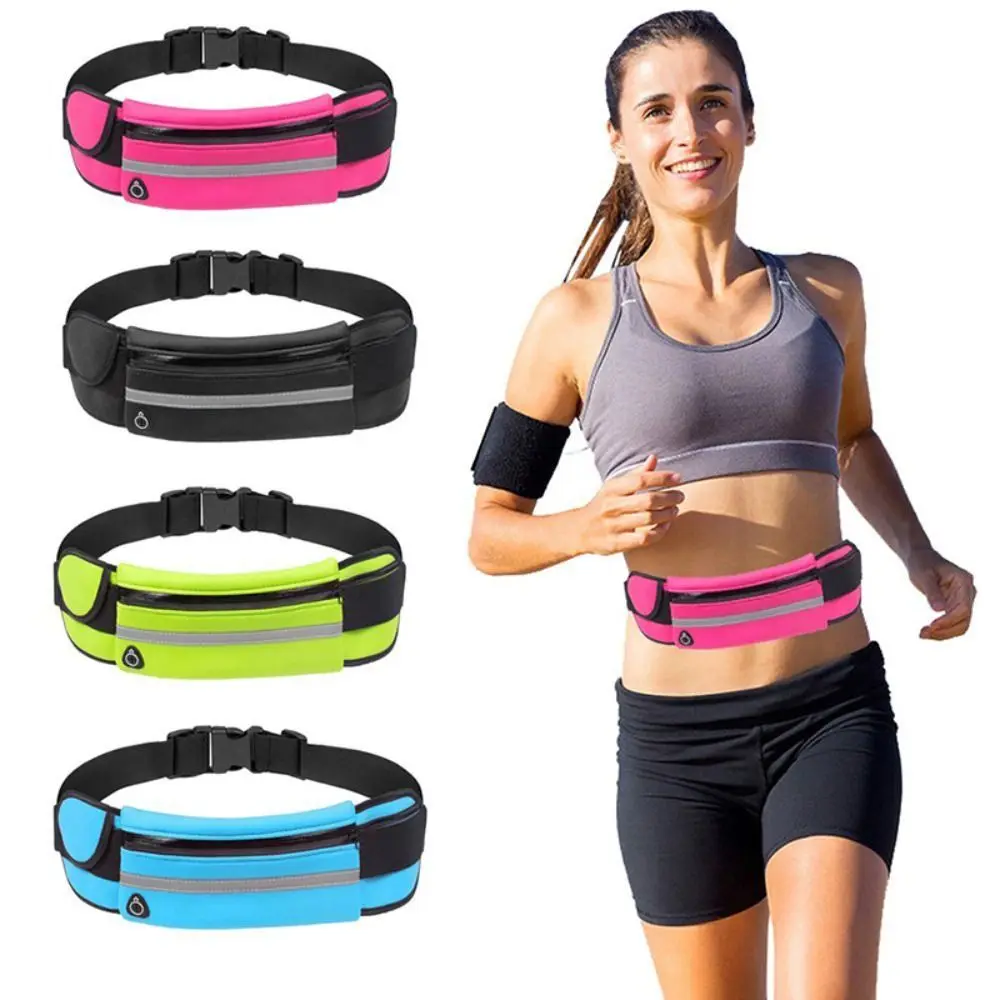 

Jogging Portable Anti Theft Close Fitting Waterproof Mini Running Belt Bag Fitness Bag Sports Waist Bag Mobile Phone Waist Bag