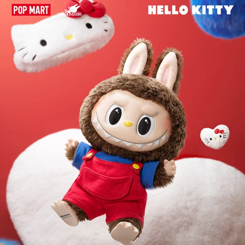 

POP MART LABUBU THE MONSTERS x HELLO KITTY Vinyl Plush Doll Series Blind Box Mystery Box Toys Kawaii Ornaments Figurines Home