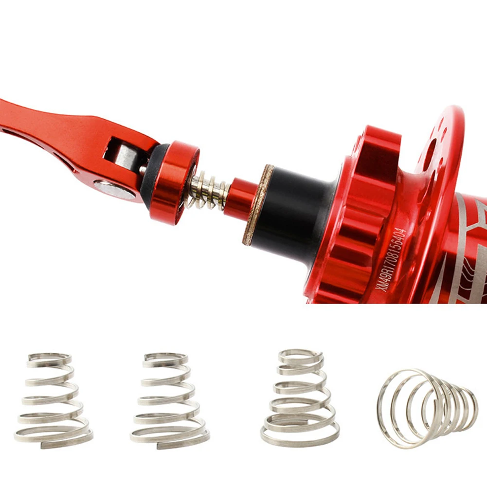 4 قطعة دراجة الإفراج السريع سيخ الينابيع استبدال دراجة معدنية الجبهة/الخلفية عجلة سيخ الينابيع الدراجات أجزاء #3