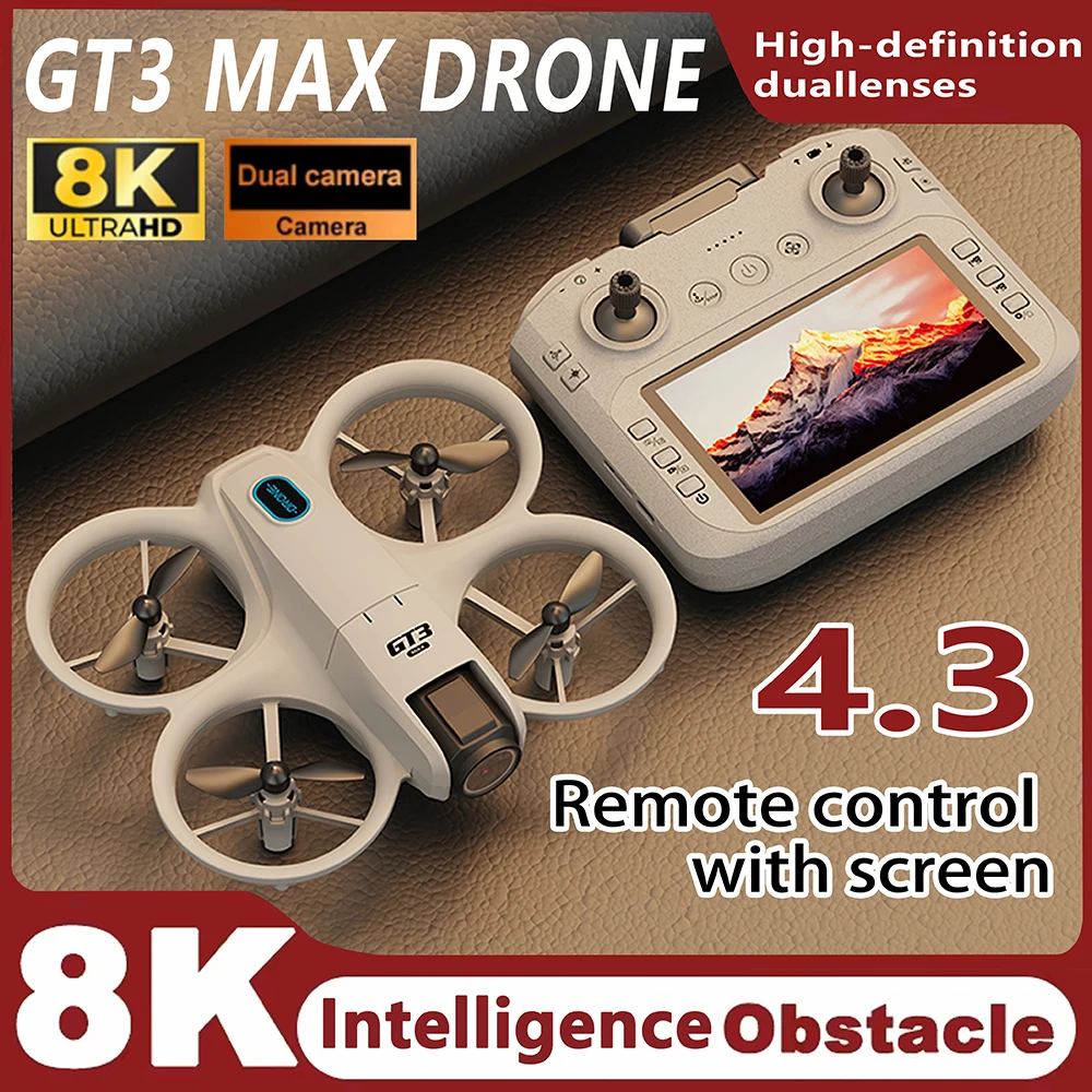 2026 New GT3 MAX Drone 8K HD 4.3