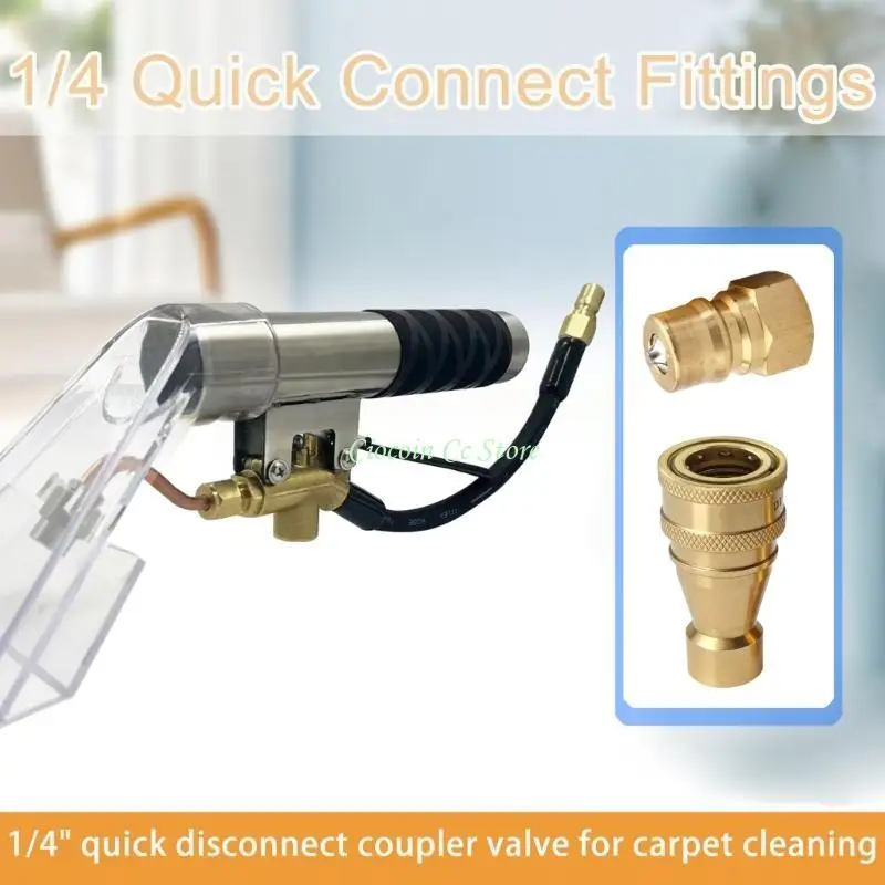 X90F Impermeable Tall Pressure Quick Couplings 4 Divisions Strong Industrial Use Face Cleaners