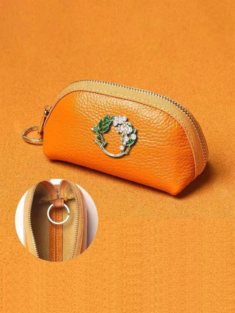 

Durable PU Key Wallet - Universal Fit Cute Design Modernism Luminous Sphere Decor