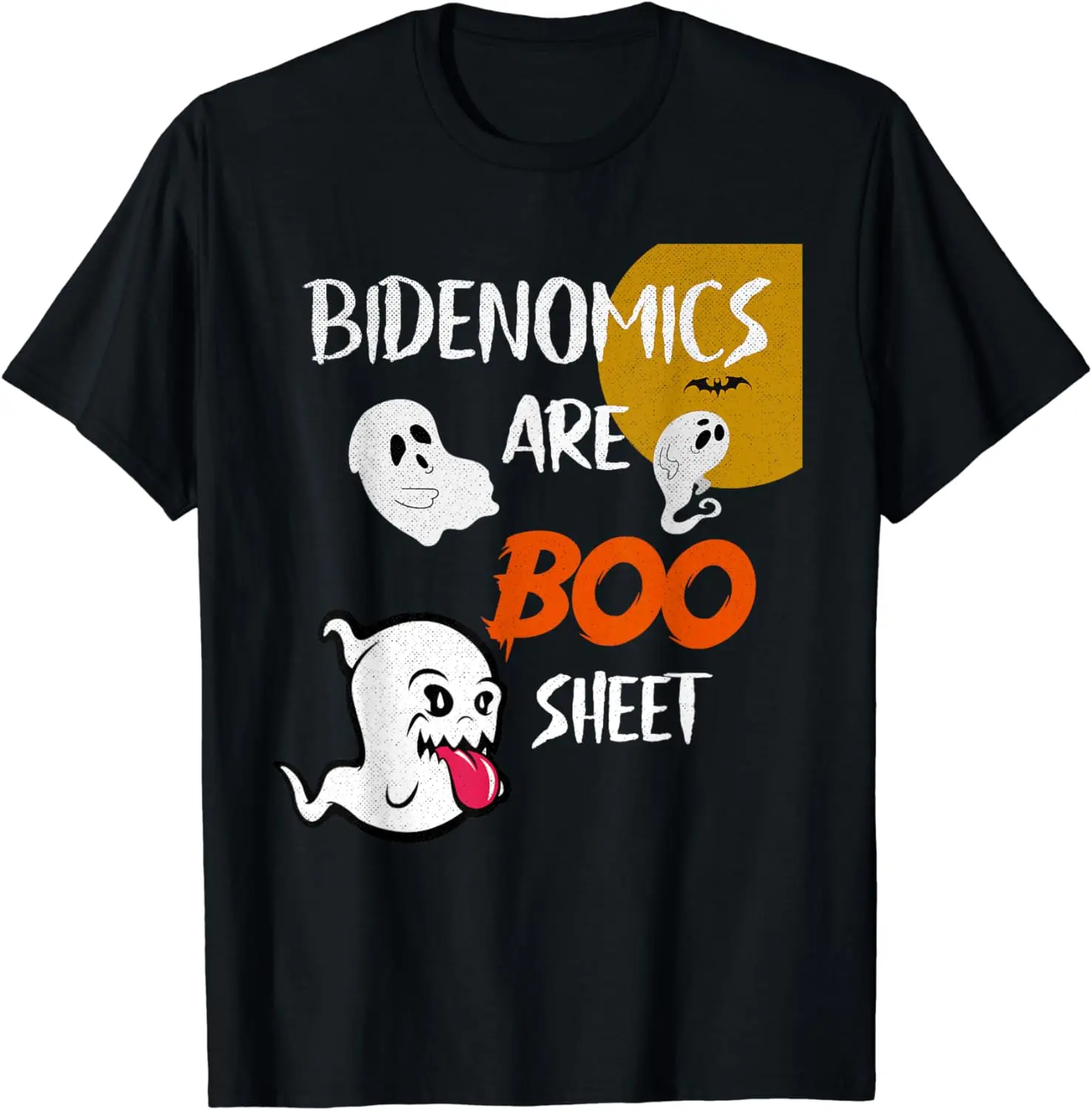 

Bidenomics Are Boo Sheet Ghost Funny Political Halloween T-Shirt