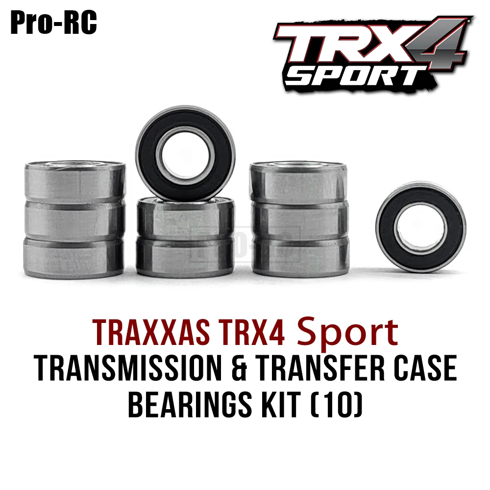 

Подходит для Traxxas 1/10 TRX4 спортивный комплект шариковых подшипников коробки передач Premium радиоуправляемая игрушка, детали для модернизации (10 шт.)