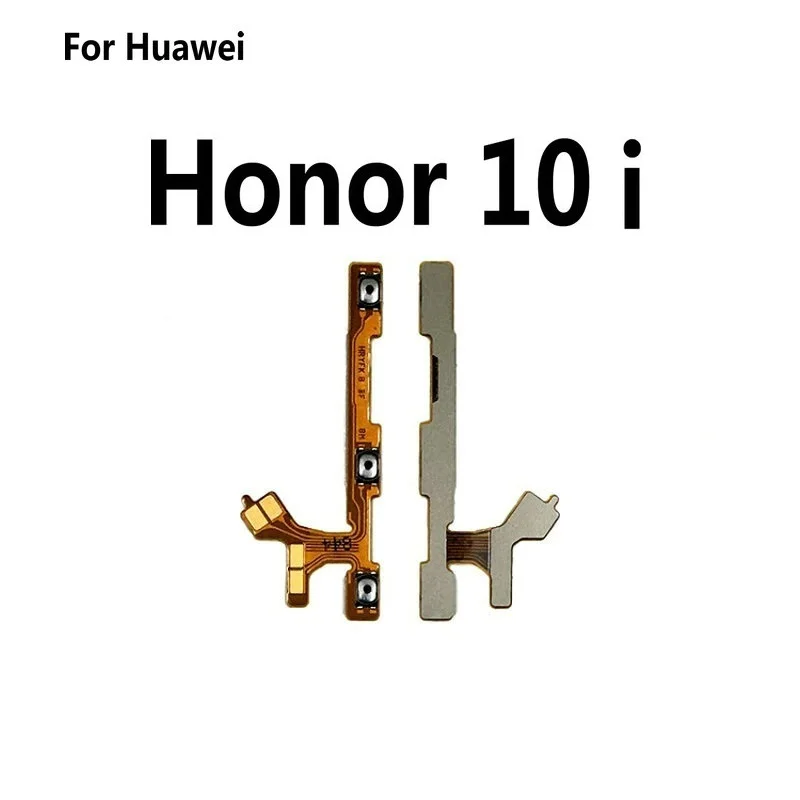 1PCS High Quality New Power On Off Button Volume Switch Flex Cable For Huawei Honor 10 Lite 10i Phone