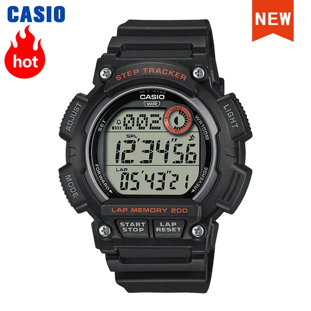 Casio watch for men fitness pedometer the new digital multi-function sports Waterproof watch relogio WS-2100H-1A