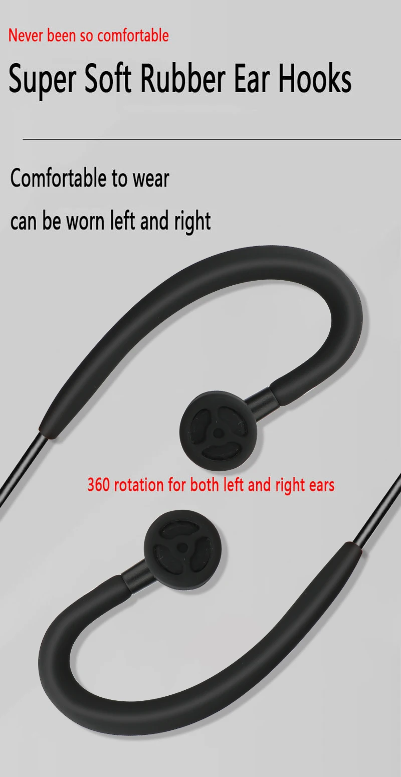 ABBREE 780 Headset-Mikrofon-Kopfhörer für BaoFeng UV-5R UV-5RH UV-21 PRO UV32 Quansheng UV-K6 Walkie Talkie Two Way Radio Zubehör – Detail 3